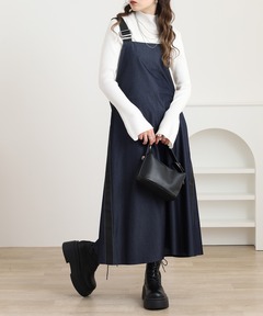 ワンピース Herlipto Ruffled Two-tone Knit Dress Herlipto Ruffled Two-tone Knit Dress