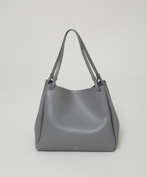 YAHKI(ヤーキ)の「YAHKI/SHRINK SOFT W FACE トートバッグ(トートバッグ・レディース・ブラック/グレー・FREE)」の2枚目の写真