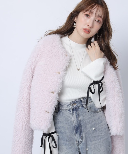 アプワイザーリッシェ　アウター　ブルゾン ファーブルゾン（その他アウター）｜Apuweiser-riche