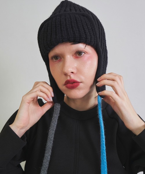 【完売カラー】Ear Flap Knitcap Willow Earflap - cable knit earflap hat – Lost Horizons USA