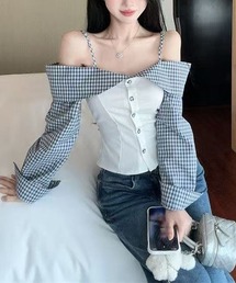 チェック柄 長袖 オフショルダー」に該当するファッション通販 - ZOZOTOWN