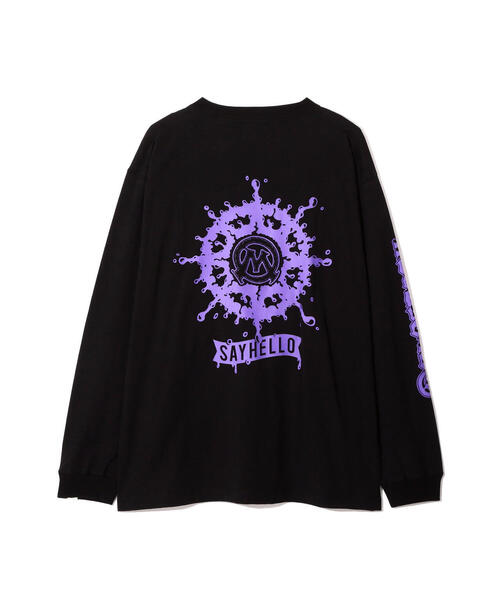 SAYHELLO(セイハロー)の「MANASTASH/マナスタッシュ/SAYHELLO L/S TEE(Tシャツ/カットソー・メンズ・ブラック/ホワイト・XL/S/M/L)」の6枚目の写真
