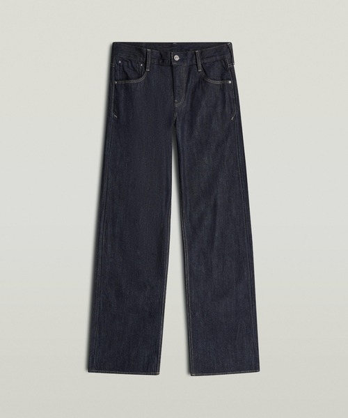 G-STAR（ジースター）の「JUDEE LOOSE JEANS/ローウエストワイドストレートジーンズ/L30（デニムパンツ・レディース・ダークインディゴブルー・24inch/26inch）」の6枚目の写真
