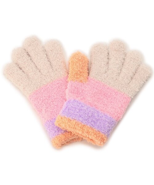 BREEZE（ブリーズ）の「【ジュニア対応】マシュマロニット手袋（手袋・キッズ・オフホワイト/ピンク/オレンジ/チャコール・120/140/95）」の16枚目の写真