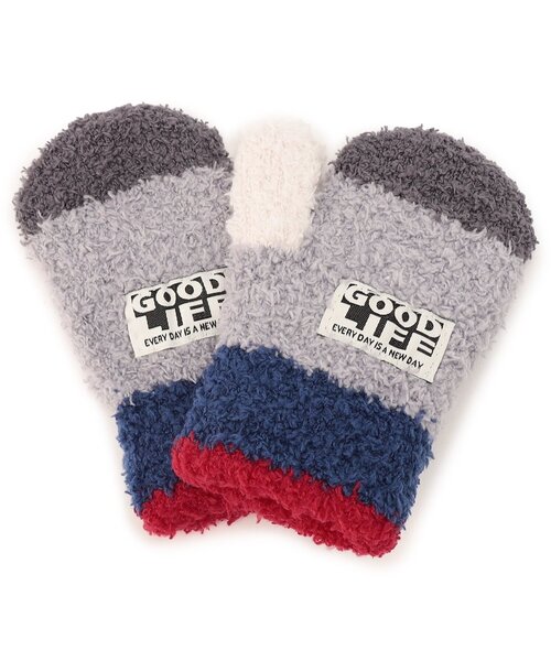 BREEZE（ブリーズ）の「【ジュニア対応】マシュマロニット手袋（手袋・キッズ・オフホワイト/ピンク/オレンジ/チャコール・120/140/95）」の6枚目の写真