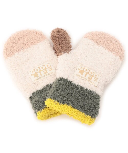 BREEZE（ブリーズ）の「【ジュニア対応】マシュマロニット手袋（手袋・キッズ・オフホワイト/ピンク/オレンジ/チャコール・120/140/95）」の8枚目の写真