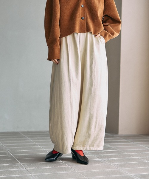 セール】サテンワイドコクーンパンツ 600225（その他パンツ）｜LEPSIM