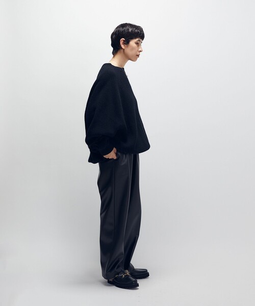 1er Arrondissement(プルミエアロンディスモン)の「フェイクレザーパンツ(その他パンツ・レディース・ブラック系その他3・36/38)」の5枚目の写真
