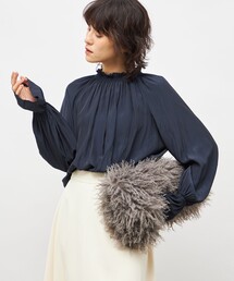 NOLLEY’S | ウォッシャブル2WAY割繊衿フリルブラウス(シャツ/ブラウス)