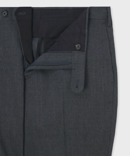 Paul Smith(ポールスミス)の「メランジウールストレッチ テーパードトラウザーズ / 253155 001DP(スラックス・メンズ・グレー・MEDIUM/LARGE/X-LARGE)」の2枚目の写真