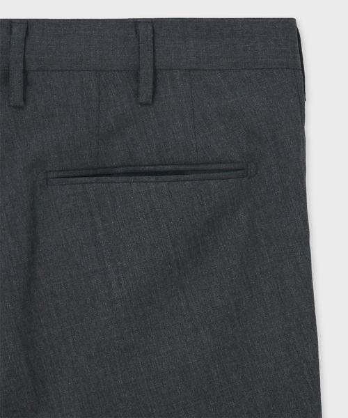 Paul Smith(ポールスミス)の「メランジウールストレッチ テーパードトラウザーズ / 253155 001DP(スラックス・メンズ・グレー・MEDIUM/LARGE/X-LARGE)」の3枚目の写真