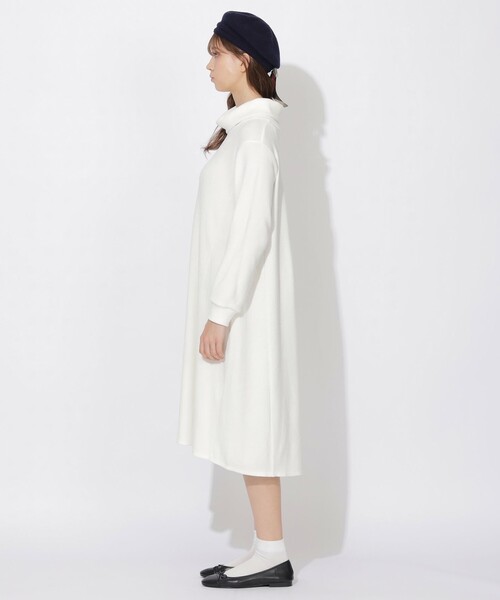 CB CRESTBRIDGE（シービークレストブリッジ）の「【Meシリーズ】バックチェック切替タートルワンピース（ワンピース・レディース・ブラック/レッド系その他4/ホワイト系その他・S/M）」の5枚目の写真