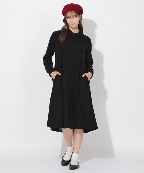 CB CRESTBRIDGE（シービークレストブリッジ）の「【Meシリーズ】バックチェック切替タートルワンピース（ワンピース・レディース・ブラック/レッド系その他4/ホワイト系その他・S/M）」の10枚目の写真