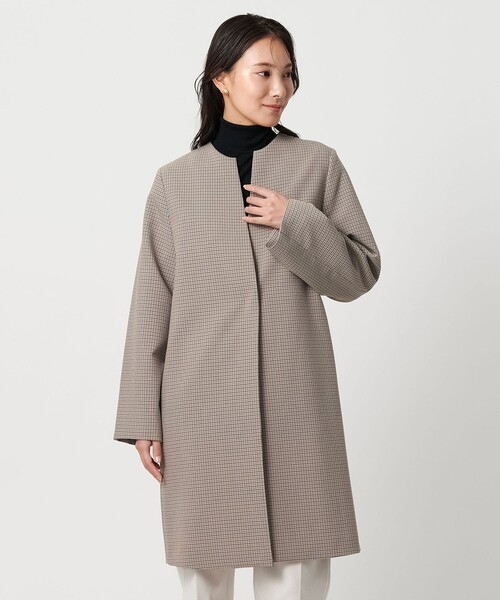 セール】ダブルクロス キーネックコート ＜A DAY IN THE LIFE＞（ノー