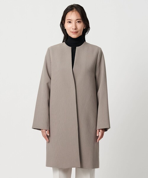 セール】ダブルクロス キーネックコート ＜A DAY IN THE LIFE＞（ノー