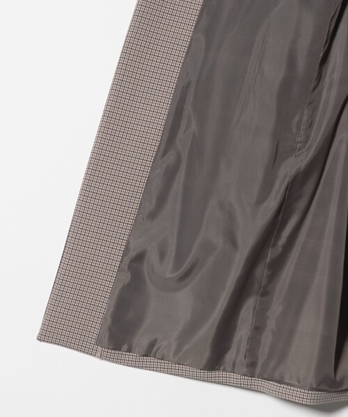A DAY IN THE LIFE UNITED ARROWS(アデイインザライフユナイテッドアローズ)の「ダブルクロス キーネックコート <A DAY IN THE LIFE>(ノーカラーコート・レディース・ブラック/モカ/その他1・38/36)」の16枚目の写真