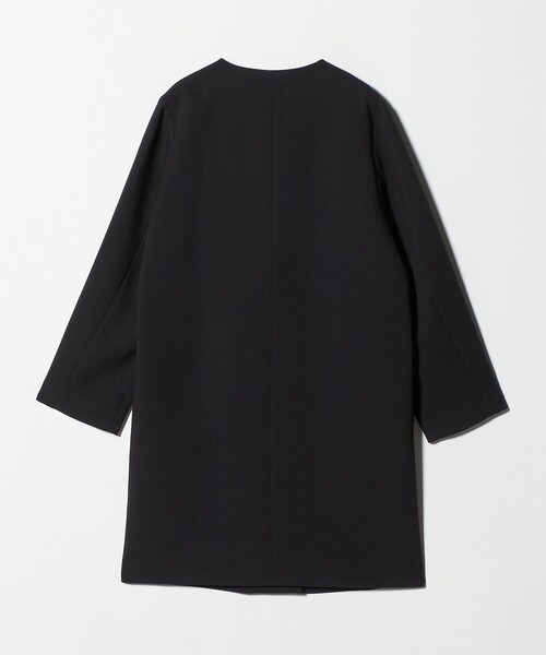 A DAY IN THE LIFE UNITED ARROWS(アデイインザライフユナイテッドアローズ)の「ダブルクロス キーネックコート <A DAY IN THE LIFE>(ノーカラーコート・レディース・ブラック/モカ/その他1・38/36)」の18枚目の写真