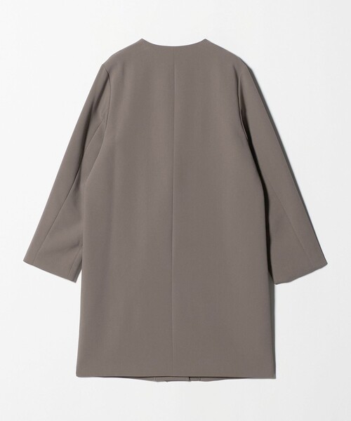 A DAY IN THE LIFE UNITED ARROWS(アデイインザライフユナイテッドアローズ)の「ダブルクロス キーネックコート <A DAY IN THE LIFE>(ノーカラーコート・レディース・ブラック/モカ/その他1・38/36)」の22枚目の写真