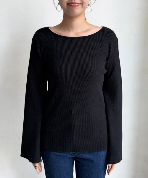 Chez toi(シェトワ)の「【ITAMI企画】フレアスリーブニット×2WAYキャミワンピース(ワンピース・レディース・ベージュ/ブラック/グレー・FREE)」の7枚目の写真