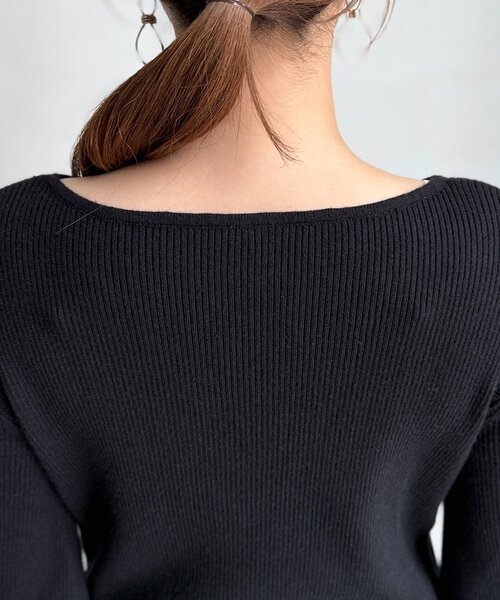 Chez toi(シェトワ)の「【ITAMI企画】フレアスリーブニット×2WAYキャミワンピース(ワンピース・レディース・ベージュ/ブラック/グレー・FREE)」の10枚目の写真