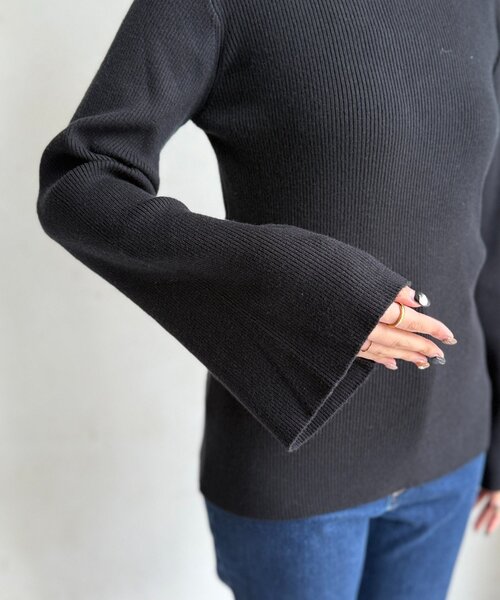 Chez toi(シェトワ)の「【ITAMI企画】フレアスリーブニット×2WAYキャミワンピース(ワンピース・レディース・ベージュ/ブラック/グレー・FREE)」の11枚目の写真