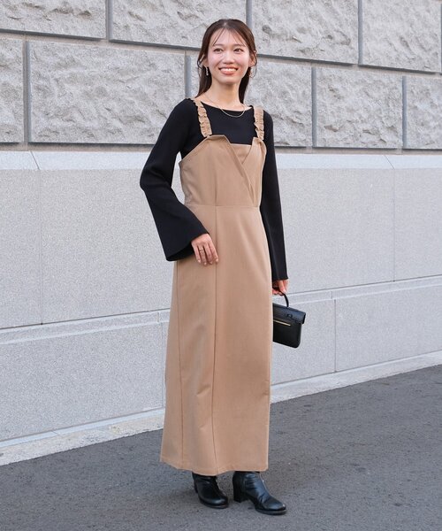 ITAMI企画】フレアスリーブニット×2WAYキャミワンピース（ワンピース