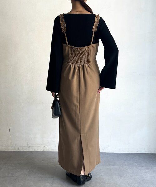 ITAMI企画】フレアスリーブニット×2WAYキャミワンピース（ワンピース