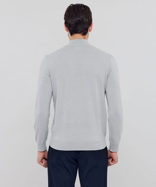 MACKINTOSH LONDON（マッキントッシュ ロンドン）の「ウールプラックスホールガーメントモックネックニット（ニット/セーター・メンズ・ブラック/ベージュ系その他3/グレー系その他2・XL/L/M）」の9枚目の写真