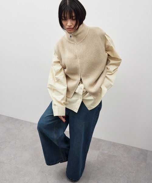 ドライバーズニットベスト（ベスト）｜HANNE（アン）のファッション