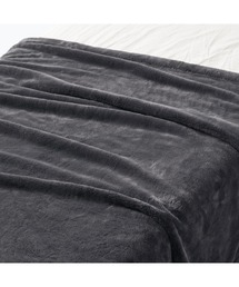 無印良品(ムジルシリョウヒン)の再生ポリエステル あたたかファイバー厚手毛布・S 140×200cm(寝具)