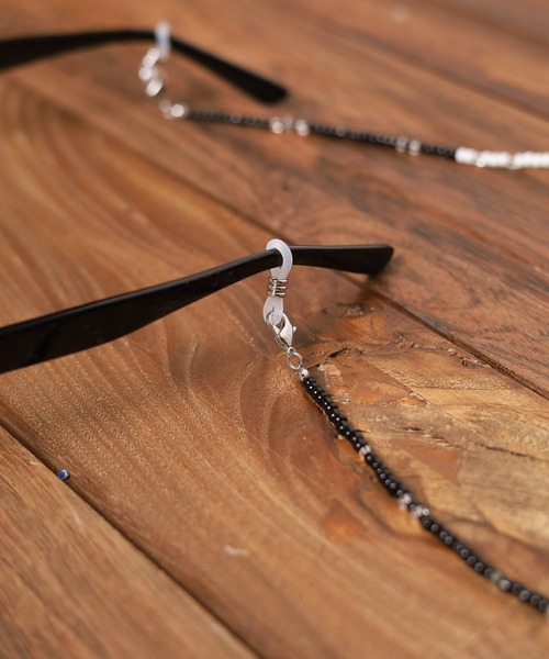 ARCHIVER(アーカイバ)の「【RES】【3WAY】ガラスビーズマスクコード(ネックレス・メンズ・ネイビー/ホワイト/レッド/グリーン/ブラック/ブラック系その他・FREE)」の15枚目の写真