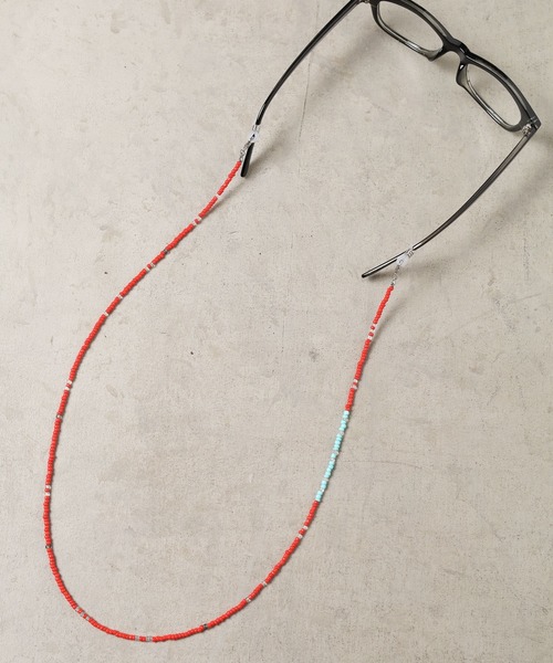 ARCHIVER(アーカイバ)の「【RES】【3WAY】ガラスビーズマスクコード(ネックレス・メンズ・ネイビー/ホワイト/レッド/グリーン/ブラック/ブラック系その他・FREE)」の19枚目の写真