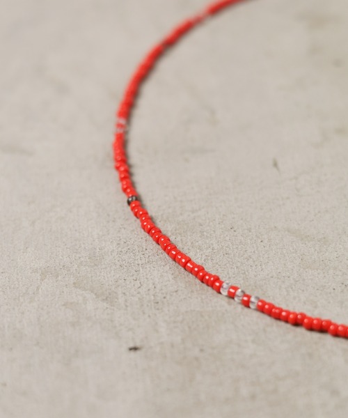 ARCHIVER(アーカイバ)の「【RES】【3WAY】ガラスビーズマスクコード(ネックレス・メンズ・ネイビー/ホワイト/レッド/グリーン/ブラック/ブラック系その他・FREE)」の21枚目の写真