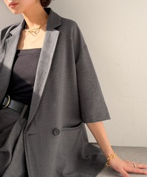 Classical Evon（クラシカルエヴォン）の「【Classical Evon】さらりと整う、余裕。リネンタッチジャケット（セットアップ可）（テーラードジャケット）」