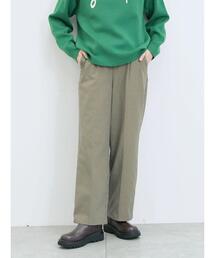 Samansa Mos2 blue | 【吸湿発熱】マルチスタイルストレートパンツ(その他パンツ)