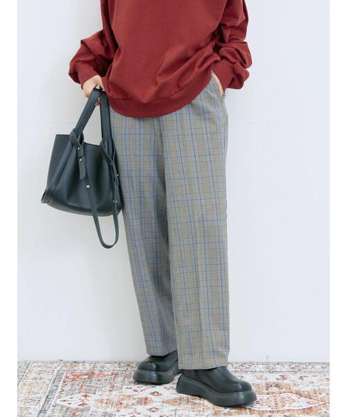 Samansa Mos2 blue（サマンサモスモスブルー）の「【吸湿発熱】マルチスタイルストレートパンツ（その他パンツ・レディース・モカ/ベージュ/グレー/ブラック/ブラウン・SS/M/L/S）」の3枚目の写真