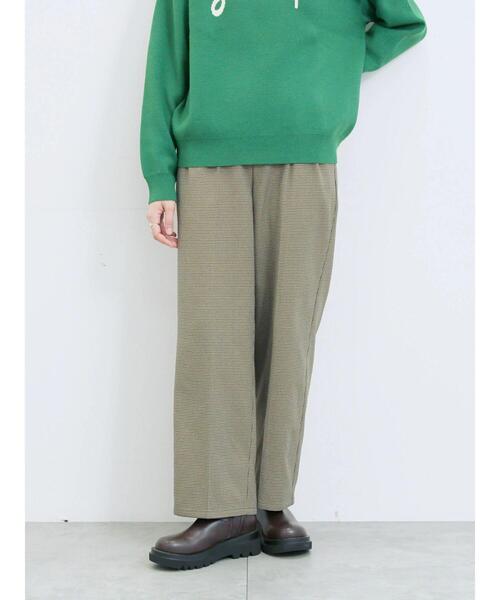 Samansa Mos2 blue（サマンサモスモスブルー）の「【吸湿発熱】マルチスタイルストレートパンツ（その他パンツ・レディース・モカ/ベージュ/グレー/ブラック/ブラウン・SS/M/L/S）」の9枚目の写真