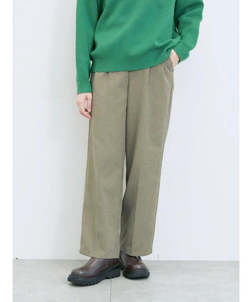 Samansa Mos2 blue（サマンサモスモスブルー）の「【吸湿発熱】マルチスタイルストレートパンツ（その他パンツ・レディース・モカ/ベージュ/グレー/ブラック/ブラウン・SS/M/L/S）」の10枚目の写真