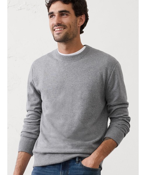 BANANA REPUBLIC FACTORY STORE(バナナリパブリック ファクトリーストア)の「BANANA REPUBLIC FACTORY STORE クラウドソフトクルーネックセーター(ニット/セーター・メンズ・ブルー/グリーン/アイボリー/チャコールグレー・S/M/L/XL)」の3枚目の写真