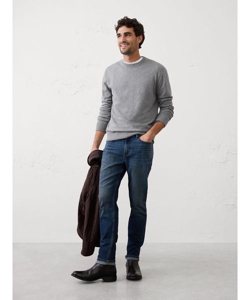 BANANA REPUBLIC FACTORY STORE(バナナリパブリック ファクトリーストア)の「BANANA REPUBLIC FACTORY STORE クラウドソフトクルーネックセーター(ニット/セーター・メンズ・ブルー/グリーン/アイボリー/チャコールグレー・S/M/L/XL)」の10枚目の写真