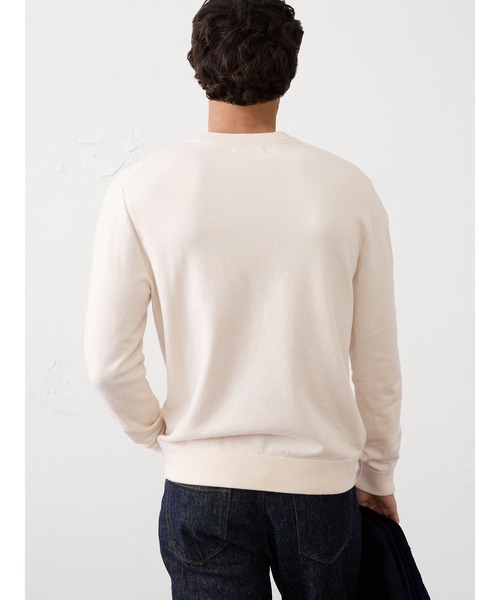 BANANA REPUBLIC FACTORY STORE(バナナリパブリック ファクトリーストア)の「BANANA REPUBLIC FACTORY STORE クラウドソフトクルーネックセーター(ニット/セーター・メンズ・ブルー/グリーン/アイボリー/チャコールグレー・S/M/L/XL)」の6枚目の写真