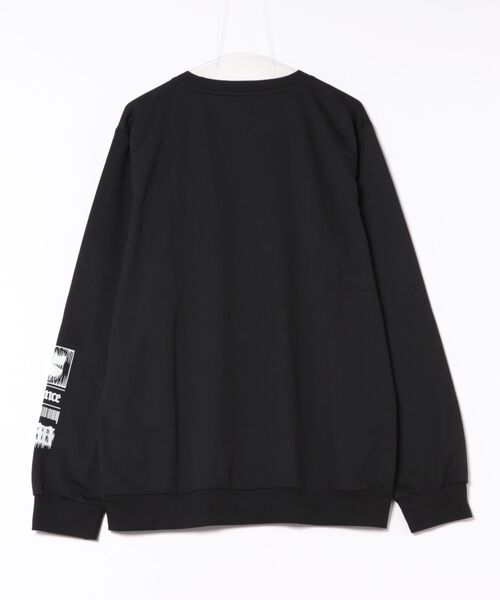 VIBGYOR（ヴィブジョー）の「【IZU】 グラフィックロゴ ストリートロングスリーブ / ブラックメタルプリント スウェットT（スウェット・メンズ・ブラック・FREE）」の2枚目の写真
