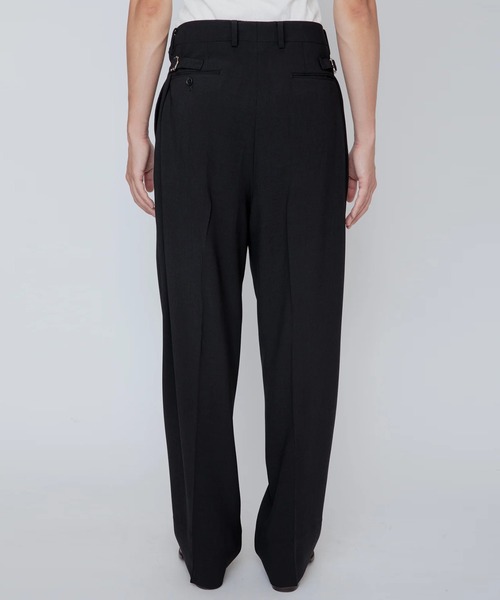 セール】【RAINMAKER/レインメーカー】MELANGE TWILL WIDE TROUSERS