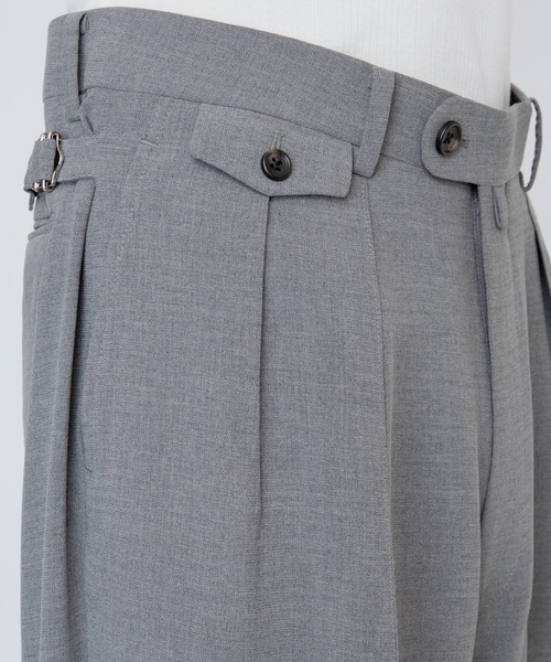 セール】【RAINMAKER/レインメーカー】MELANGE TWILL WIDE TROUSERS