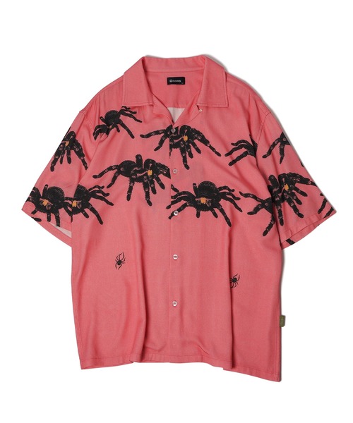 Subciety（サブサエティ）の「Tarantula shirt（シャツ/ブラウス・メンズ・ミント/ホワイト/ピンク・SMALL/MEDIUM/LARGE/X-LARGE）」の7枚目の写真