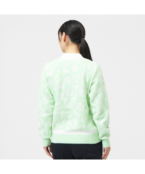 NEW BALANCE（ニューバランス）の「ニューバランス New Balance HIGH NECK KNIT PULLOVER（ニット/セーター・レディース・グリーン/ホワイト・S/M/L）」の3枚目の写真