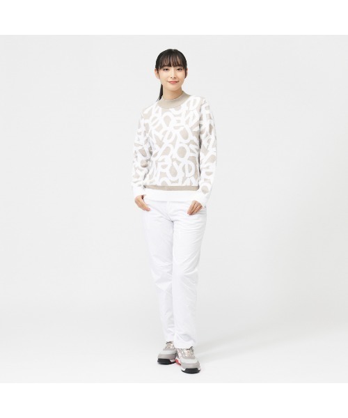 NEW BALANCE（ニューバランス）の「ニューバランス New Balance HIGH NECK KNIT PULLOVER（ニット/セーター・レディース・グリーン/ホワイト・S/M/L）」の5枚目の写真