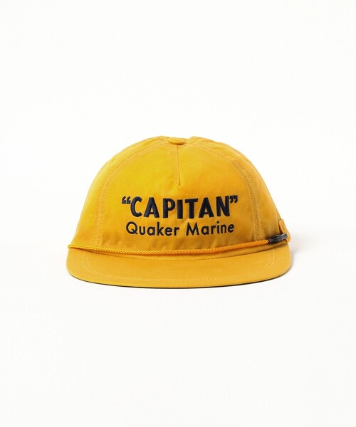 BEAMS PLUS（ビームスプラス）の「【別注】Quaker Marine Supply Co. / Capitan Whale Watcher Yellow（キャップ・メンズ・イエロー・ONE SIZE）」の3枚目の写真