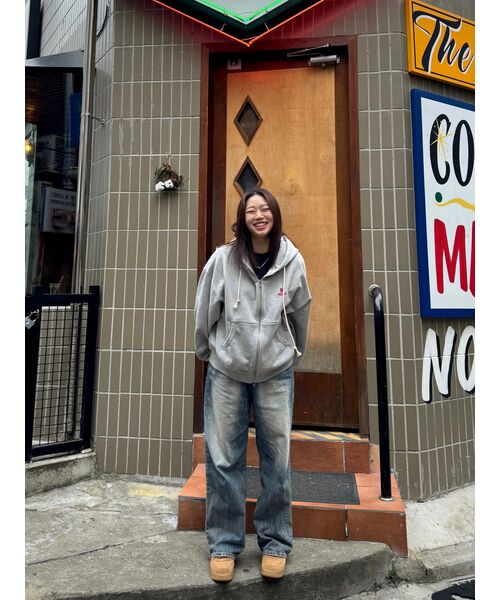 AECA(エイカ)の「EVERYDAY AECA CLOVER ZIP UP HOODIE-GREY(パーカー・レディース・その他・MEDIUM/SMALL/LARGE/W/X-LARGE)」の15枚目の写真