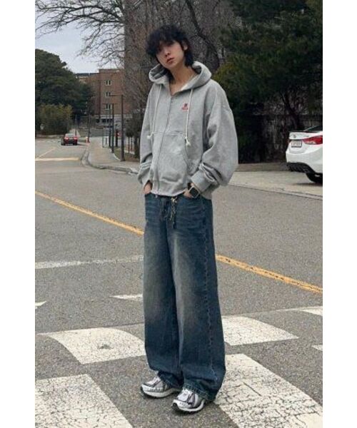 AECA(エイカ)の「EVERYDAY AECA CLOVER ZIP UP HOODIE-GREY(パーカー・レディース・その他・MEDIUM/SMALL/LARGE/W/X-LARGE)」の16枚目の写真